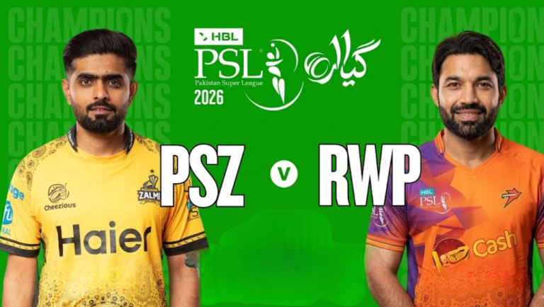 pindiz vs peshawar zalmi timeline