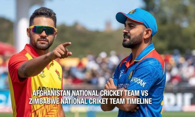 Zimbabwe National Cricket Team Vs Afghanistan National Cricket Team Timeline
