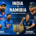 India National Cricket Team Vs Namibia National Cricket Team Timeline