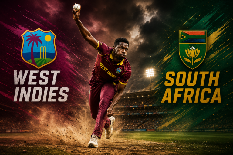 West Indies Cricket Team vs South Africa National Cricket Team Standings