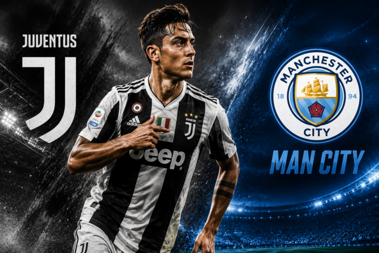 Juventus FC vs Man City Timeline