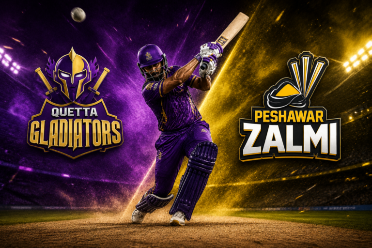 Quetta Gladiators vs Peshawar Zalmi Timeline