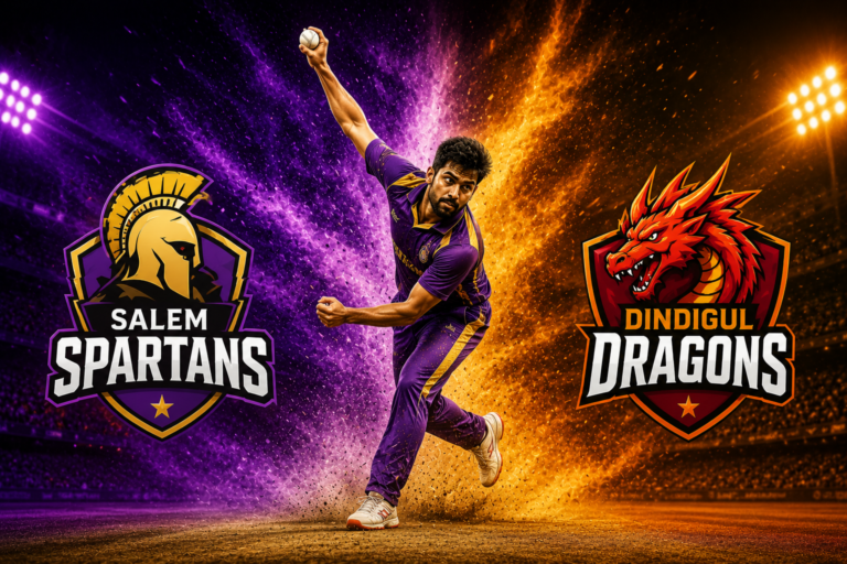 Salem Spartans vs Dindigul Dragons Timeline