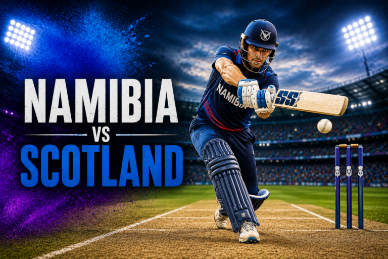 Namibia National Cricket Team vs Scotland National Cricket Team Match Scorecard