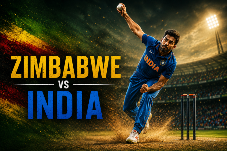 Zimbabwe National Cricket Team vs India National Cricket Team Match Scorecard