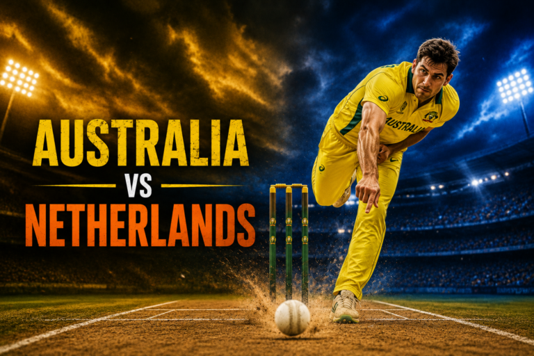 Australian Men’s Cricket Team vs Netherlands National Cricket Team Match Scorecard