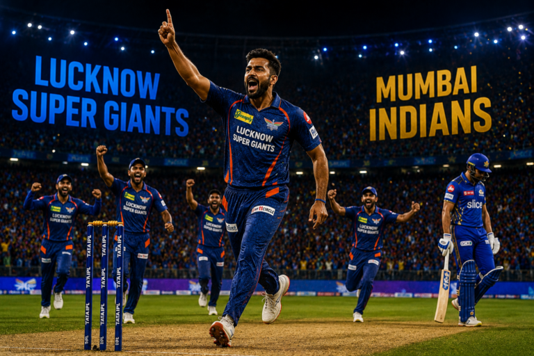 Lucknow Super Giants Vs Mumbai Indians Timeline