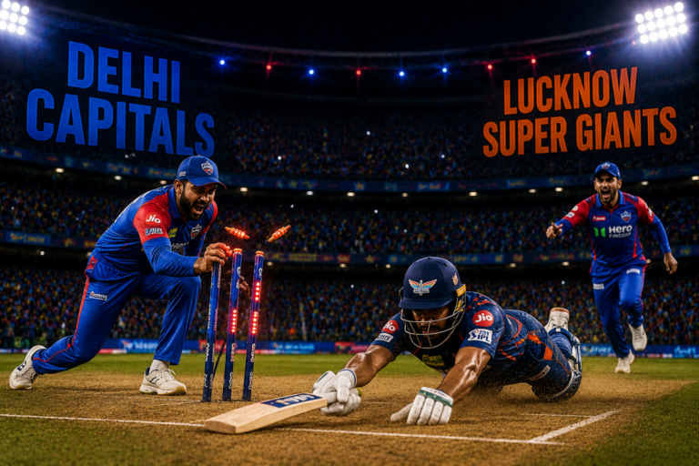 Delhi Capitals Vs Lucknow Super Giants Timeline
