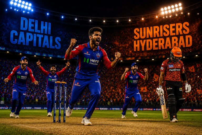 Delhi Capitals Vs Sunrisers Hyderabad Timeline
