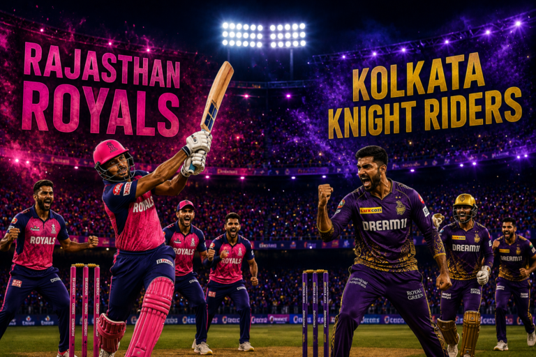 Rajasthan Royals Vs Kolkata Knight Riders Timeline