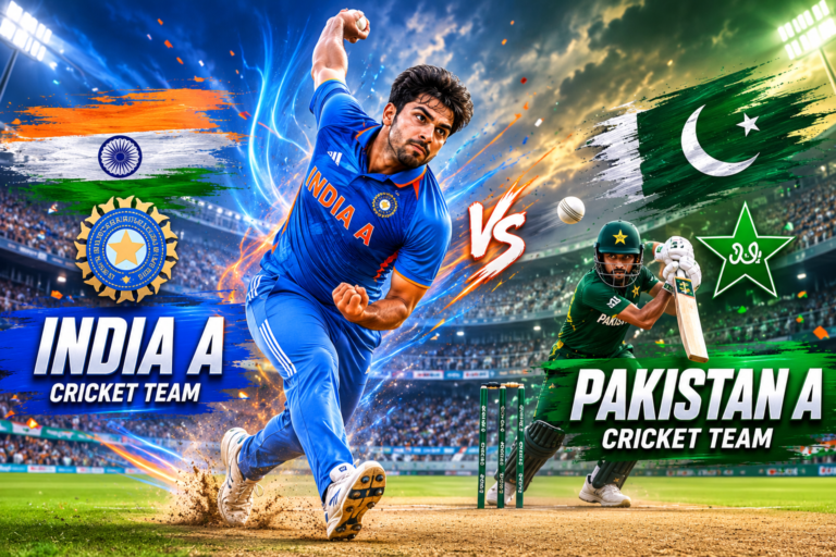 India A Cricket Team Vs Pakistan A Cricket Team Timeline