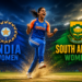 India Women's National Cricket Team Vs South Africa Women's National Cricket Team Timeline