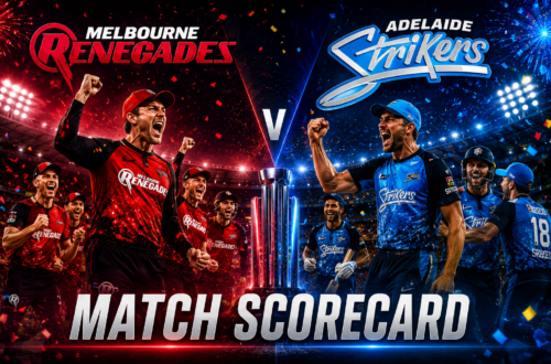 Melbourne Renegades Vs Adelaide Strikers Match Scorecard
