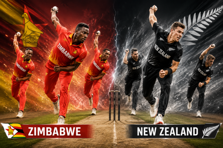 Zimbabwe National Cricket Team Vs New Zealand National Cricket Team Match Scorecard