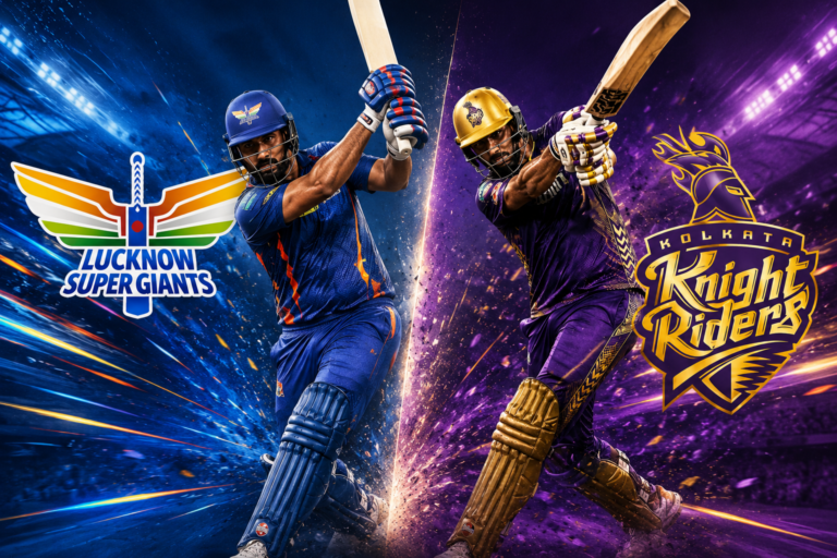 Lucknow Super Giants Vs Kolkata Knight Riders Timeline