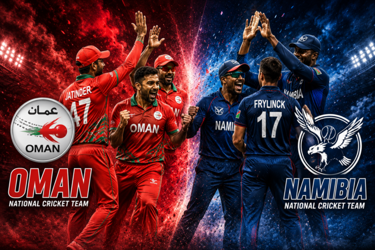 Oman National Cricket Team Vs Namibia National Cricket Team Timeline
