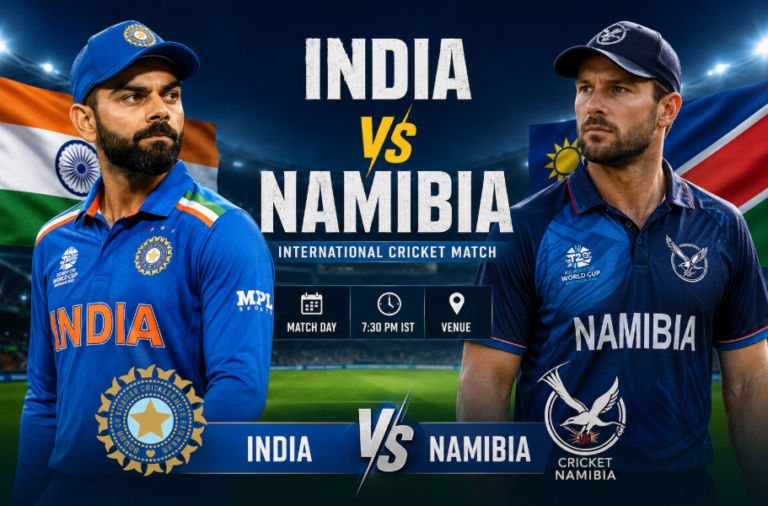 india national cricket team vs namibia national cricket team match scorecard