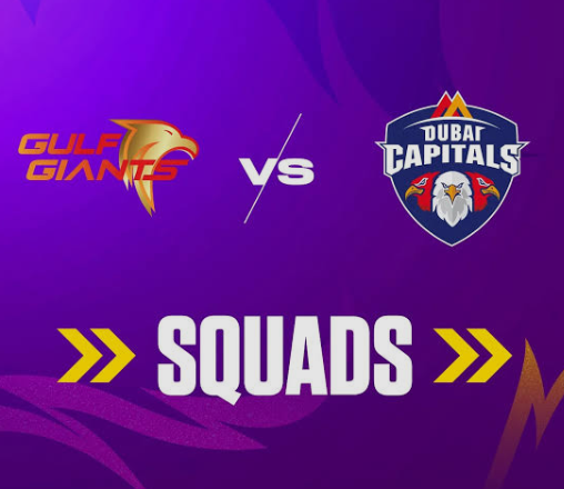 Gulf Giants Vs Dubai Capitals Match Scorecard