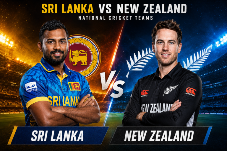 Sri Lanka National Cricket Team Vs New Zealand National Cricket Team Standings 2026