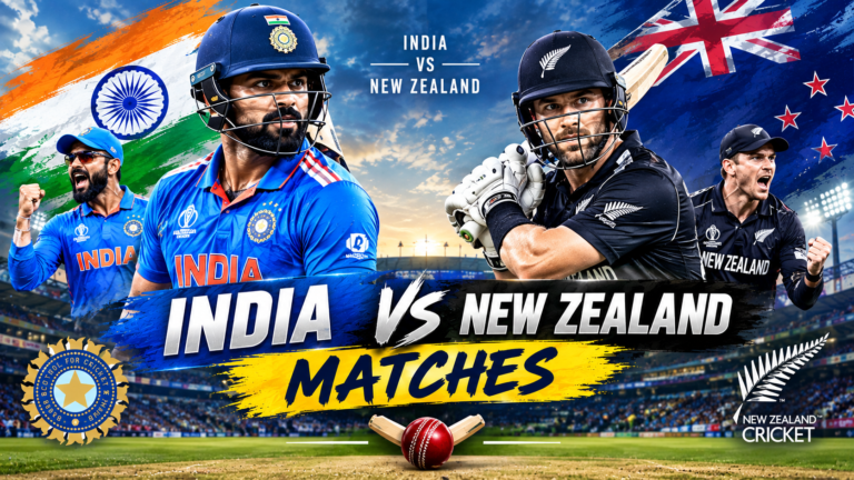 India National Cricket Team Vs New Zealand National Cricket Team Matches